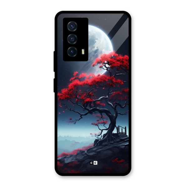 Moon Tree Glass Back Case for Vivo iQOO Z5