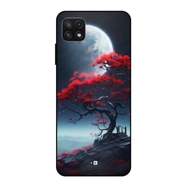 Moon Tree Metal Back Case for Galaxy A22 5G