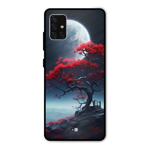 Moon Tree Metal Back Case for Galaxy A51