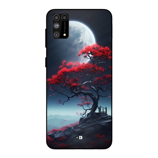 Moon Tree Metal Back Case for Galaxy M31