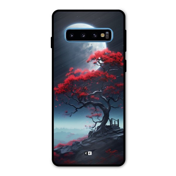 Moon Tree Metal Back Case for Galaxy S10