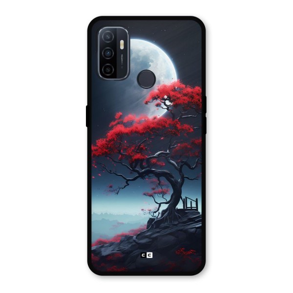 Moon Tree Metal Back Case for Oppo A53