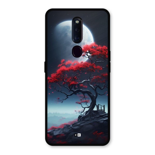 Moon Tree Metal Back Case for Oppo F11 Pro