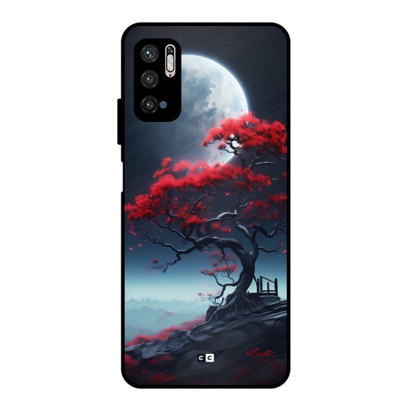 Moon Tree Metal Back Case for Poco M3 Pro 5G