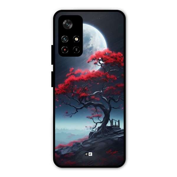 Moon Tree Metal Back Case for Poco M4 Pro 5G