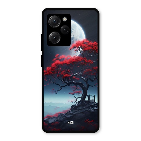 Moon Tree Metal Back Case for Poco X5 Pro