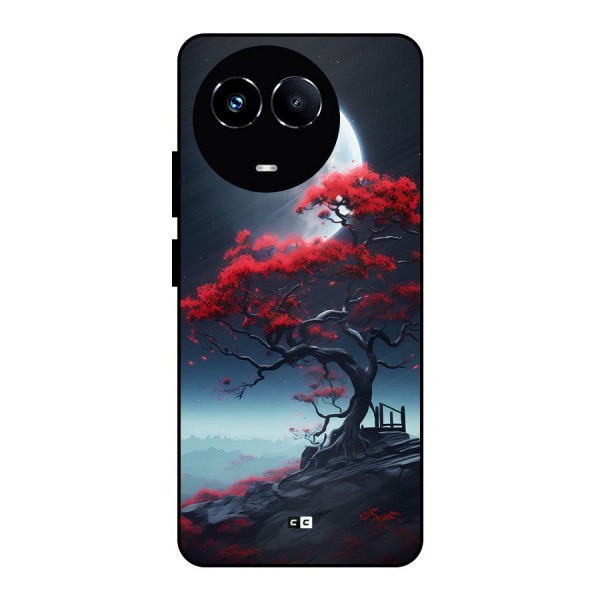 Moon Tree Metal Back Case for Realme 11X