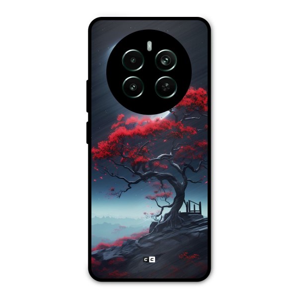 Moon Tree Metal Back Case for Realme 12 Pro Plus