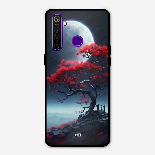 Moon Tree Metal Back Case for Realme 5 Pro