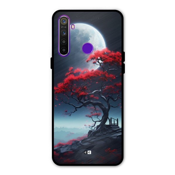 Moon Tree Metal Back Case for Realme 5i