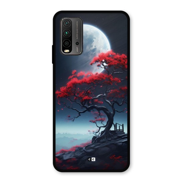 Moon Tree Metal Back Case for Redmi 9 Power