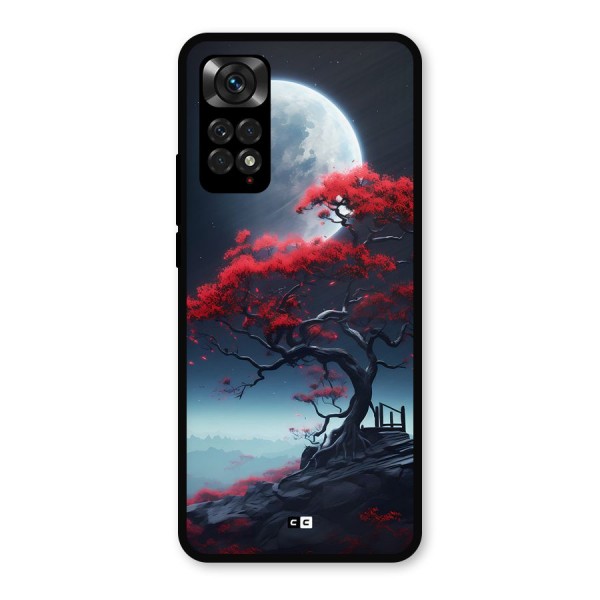 Moon Tree Metal Back Case for Redmi Note 11