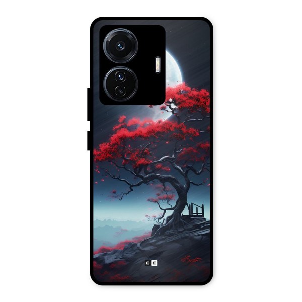 Moon Tree Metal Back Case for Vivo T1 Pro