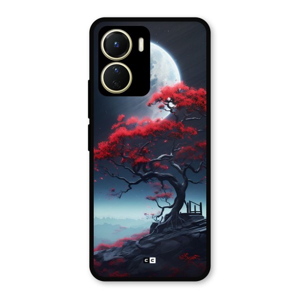 Moon Tree Metal Back Case for Vivo T2x