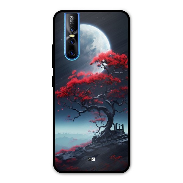 Moon Tree Metal Back Case for Vivo V15 Pro