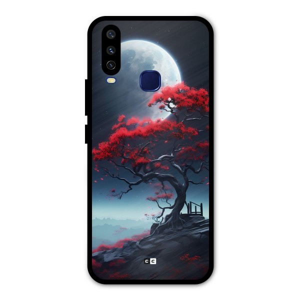 Moon Tree Metal Back Case for Vivo V17