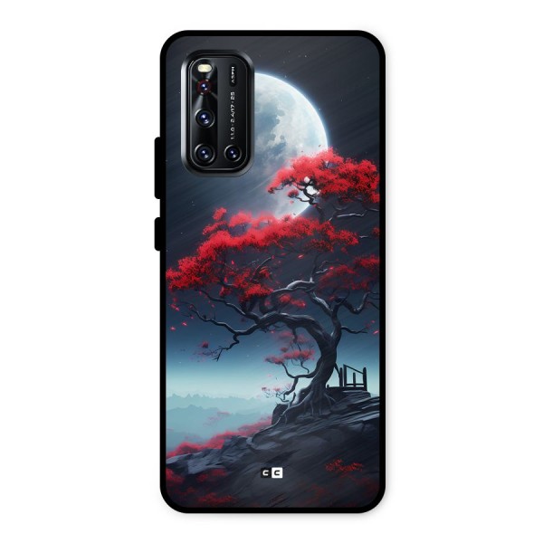 Moon Tree Metal Back Case for Vivo V19