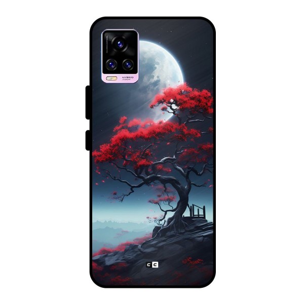 Moon Tree Metal Back Case for Vivo V20 Pro