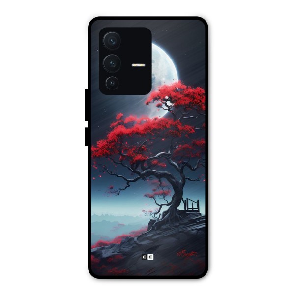 Moon Tree Metal Back Case for Vivo V23 Pro