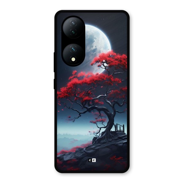 Moon Tree Metal Back Case for Vivo Y100