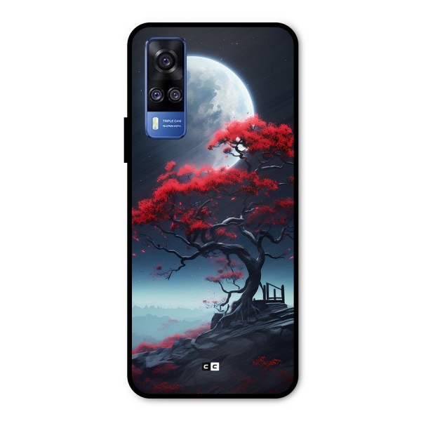 Moon Tree Metal Back Case for Vivo Y31