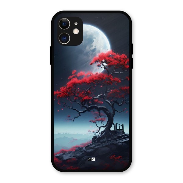 Moon Tree Metal Back Case for iPhone 11