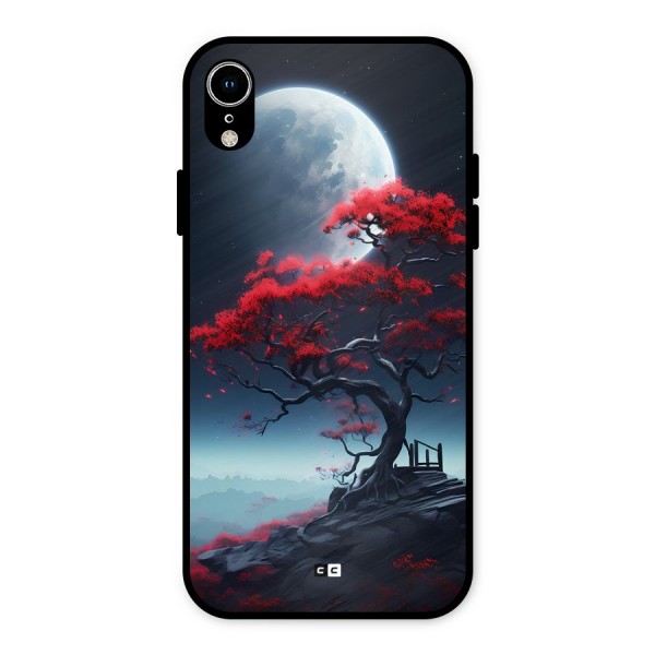 Moon Tree Metal Back Case for iPhone XR