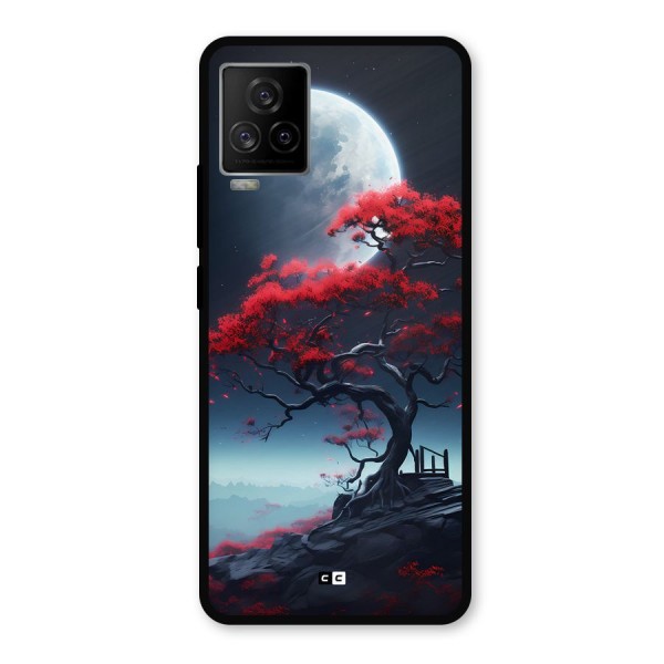 Moon Tree Metal Back Case for iQOO 7 Legend 5G