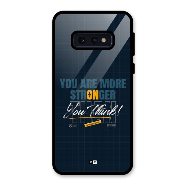 More Stronger Glass Back Case for Galaxy S10e