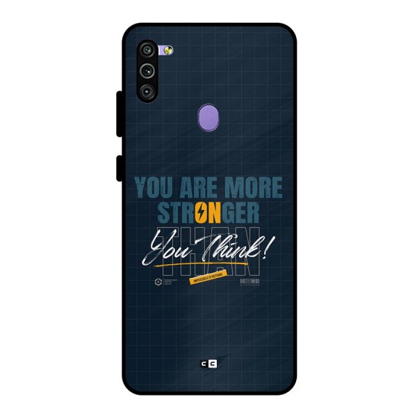 More Stronger Metal Back Case for Galaxy M11