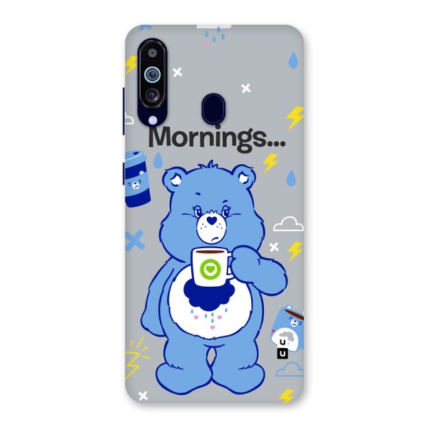 Morning Bear Back Case for Galaxy A60