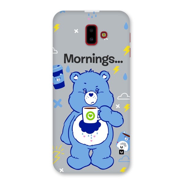 Morning Bear Back Case for Galaxy J6 Plus