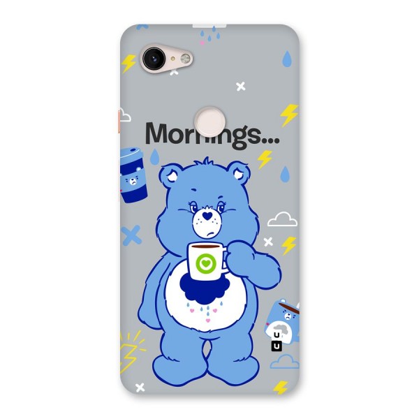 Morning Bear Back Case for Google Pixel 3 XL