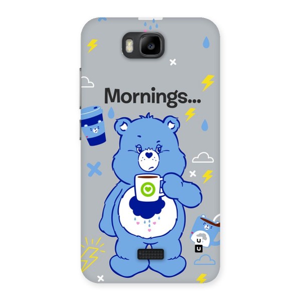 Morning Bear Back Case for Honor Bee