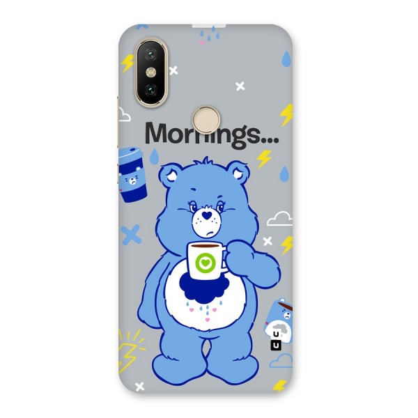 Morning Bear Back Case for Mi A2