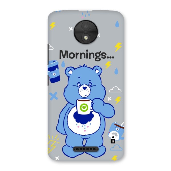 Morning Bear Back Case for Moto C