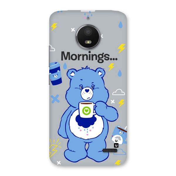 Morning Bear Back Case for Moto E4