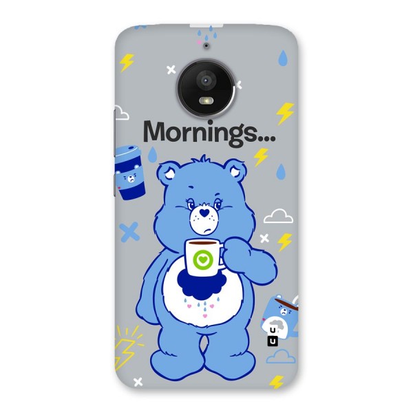 Morning Bear Back Case for Moto E4 Plus