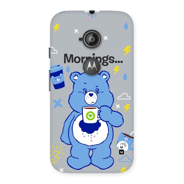 Morning Bear Back Case for Moto E 2nd Gen