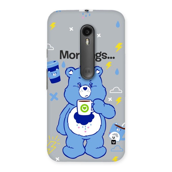 Morning Bear Back Case for Moto G3