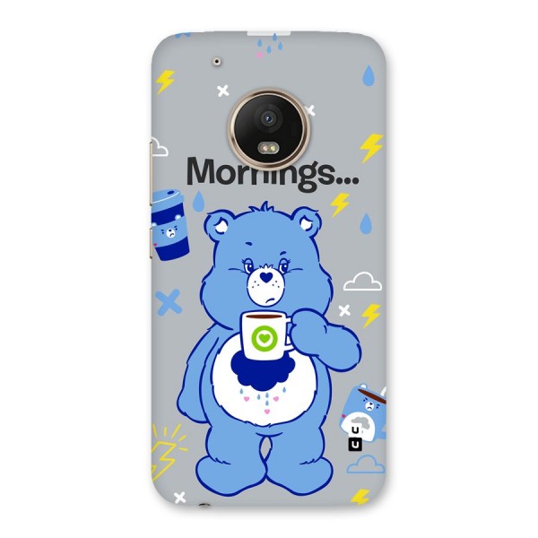 Morning Bear Back Case for Moto G5 Plus