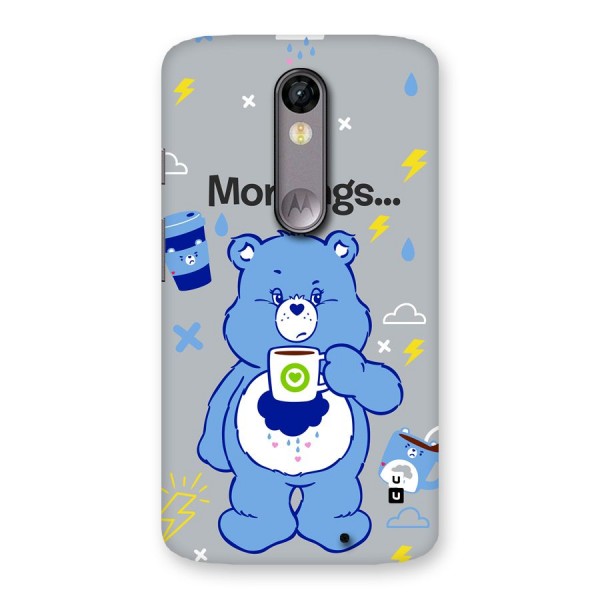 Morning Bear Back Case for Moto X Force