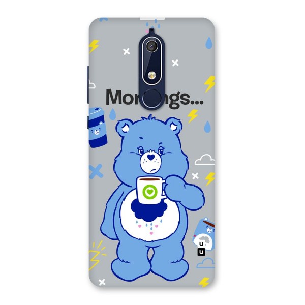 Morning Bear Back Case for Nokia 5.1