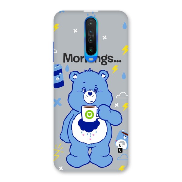 Morning Bear Back Case for Poco X2