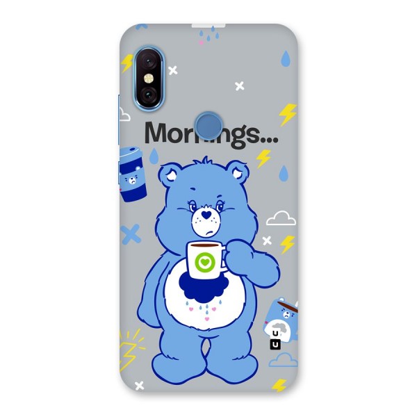 Morning Bear Back Case for Redmi Note 6 Pro