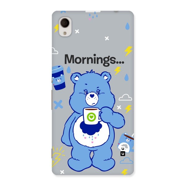 Morning Bear Back Case for Xperia M4