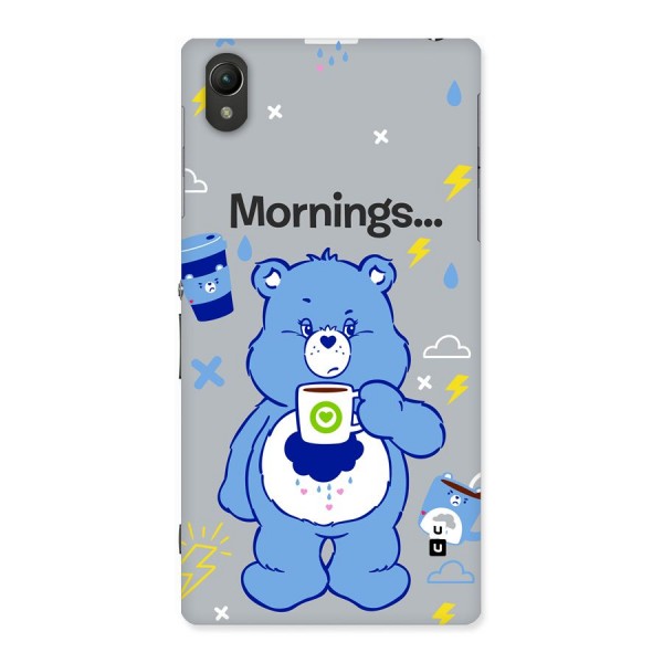 Morning Bear Back Case for Xperia Z1