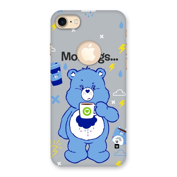 Morning Bear Back Case for iPhone 8 Logo Cut