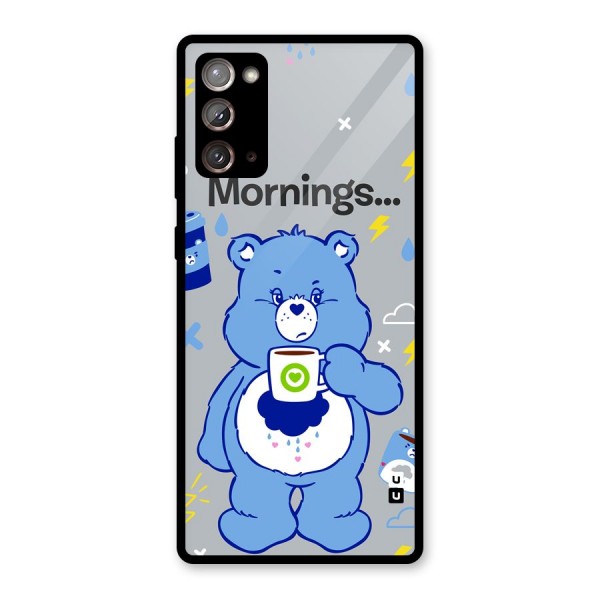 Morning Bear Glass Back Case for Galaxy Note 20