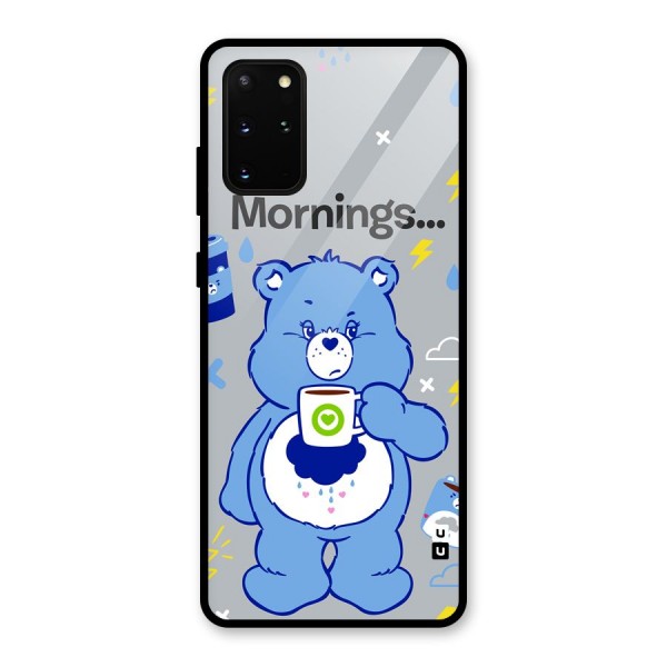 Morning Bear Glass Back Case for Galaxy S20 Plus